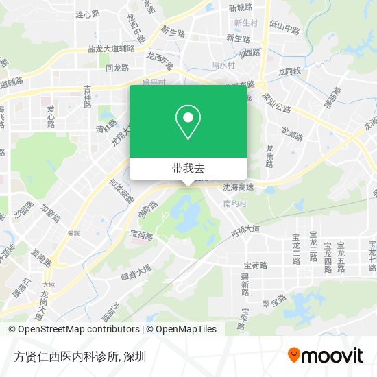 方贤仁西医内科诊所地图