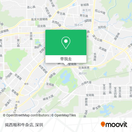 揭西顺和牛杂店地图