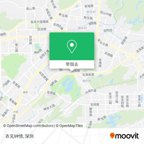 衣见钟情地图