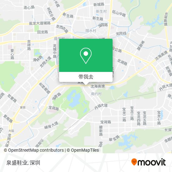 泉盛鞋业地图