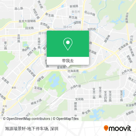 旭源瑞景轩-地下停车场地图