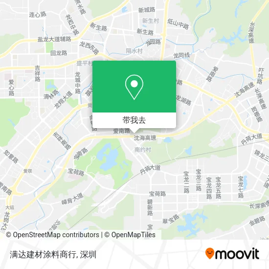 满达建材涂料商行地图