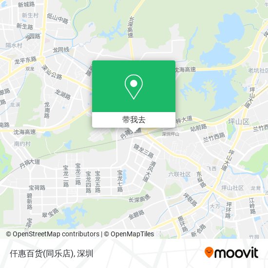 仟惠百货(同乐店)地图