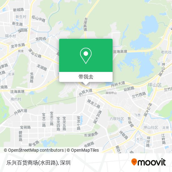 乐兴百货商场(水田路)地图