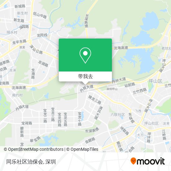 同乐社区治保会地图