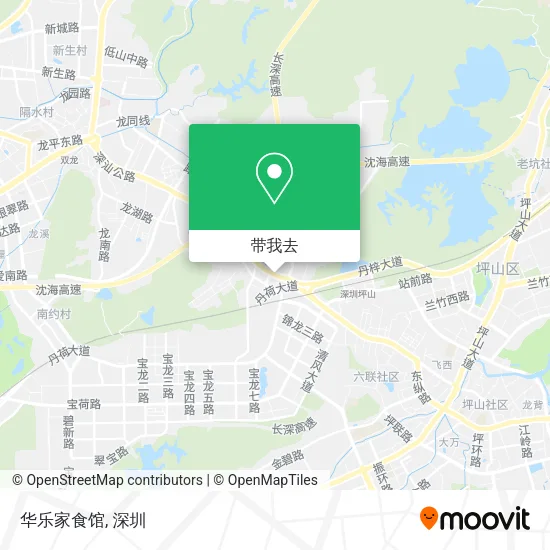 华乐家食馆地图