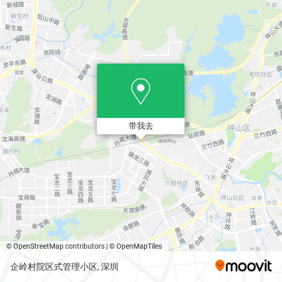 企岭村院区式管理小区地图