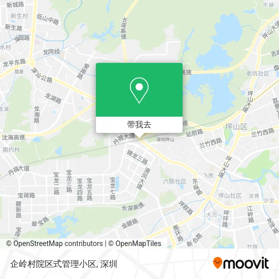 企岭村院区式管理小区地图