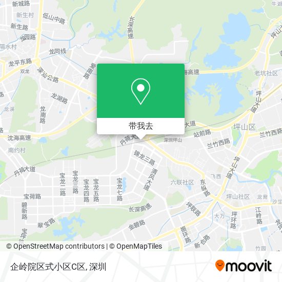 企岭院区式小区C区地图