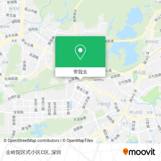 企岭院区式小区C区地图