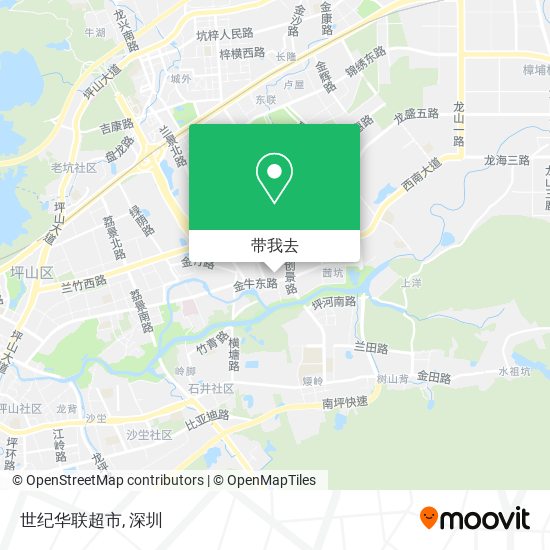 世纪华联超市地图