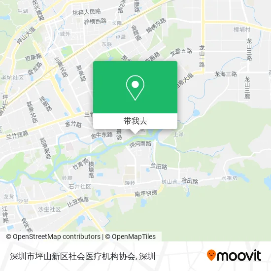 深圳市坪山新区社会医疗机构协会地图