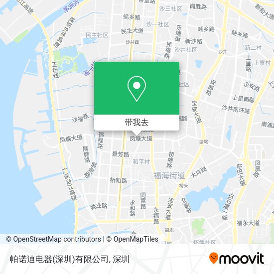 帕诺迪电器(深圳)有限公司地图