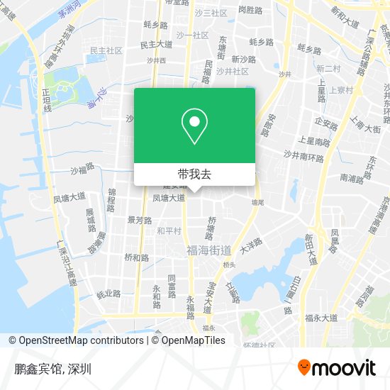 鹏鑫宾馆地图