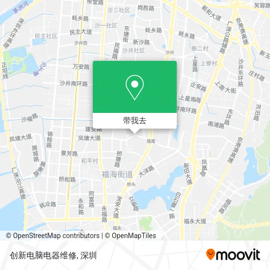 创新电脑电器维修地图