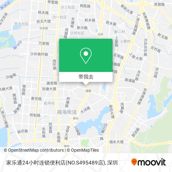 家乐通24小时连锁便利店(NO.S495489店)地图