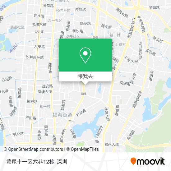 塘尾十一区六巷12栋地图