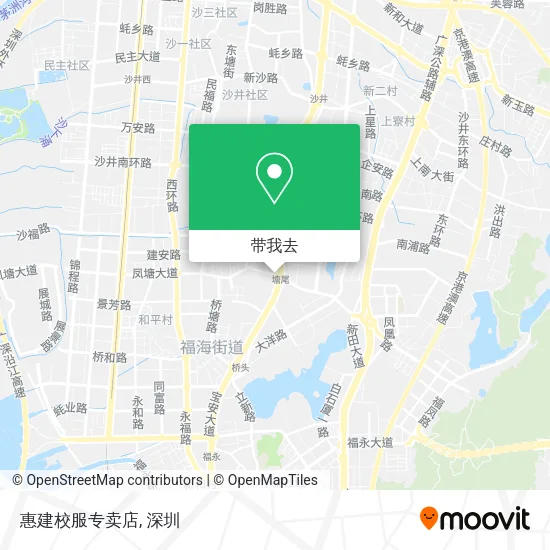 惠建校服专卖店地图
