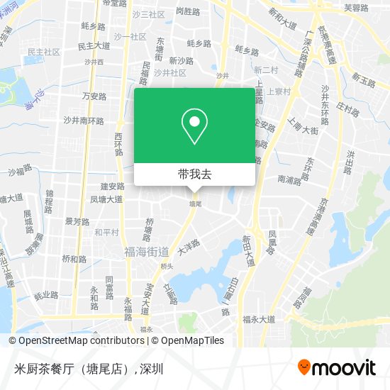 米厨茶餐厅（塘尾店）地图