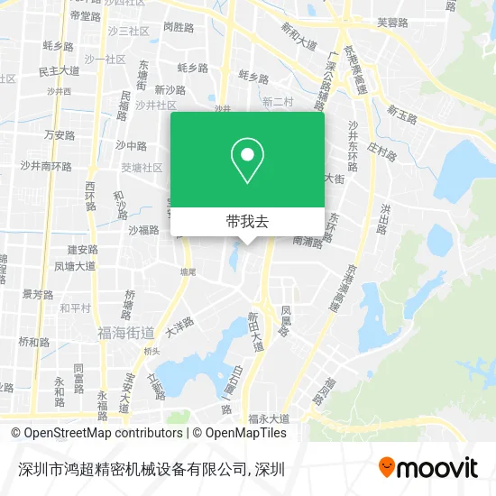 深圳市鸿超精密机械设备有限公司地图
