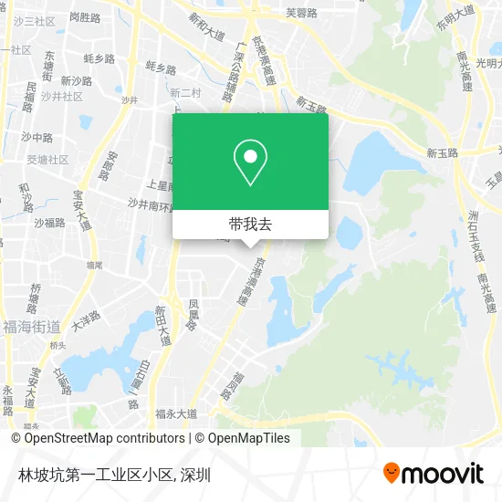 林坡坑第一工业区小区地图