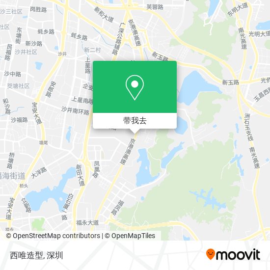西唯造型地图