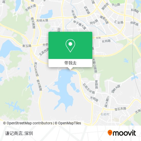 谦记商店地图