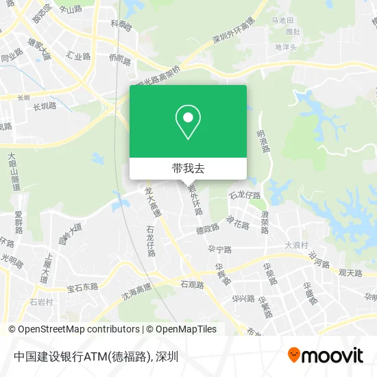 中国建设银行ATM(德福路)地图