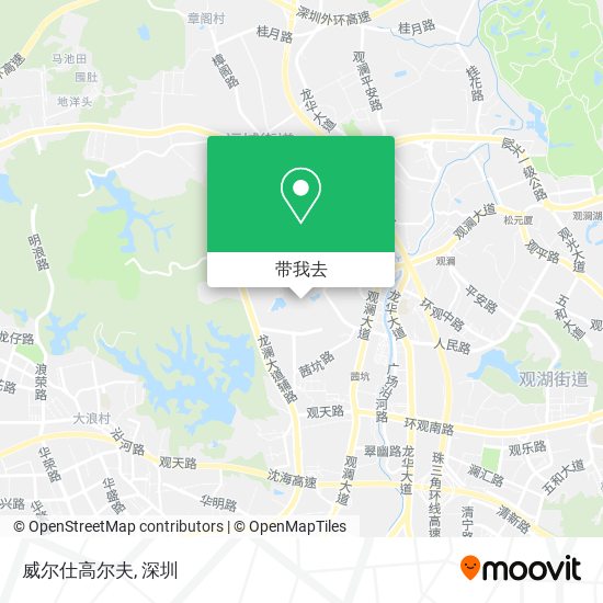 威尔仕高尔夫地图