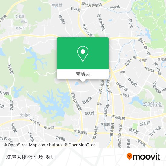 冼屋大楼-停车场地图