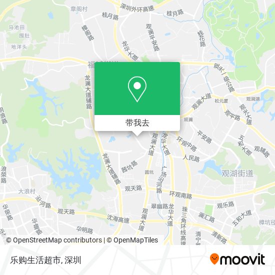 乐购生活超市地图