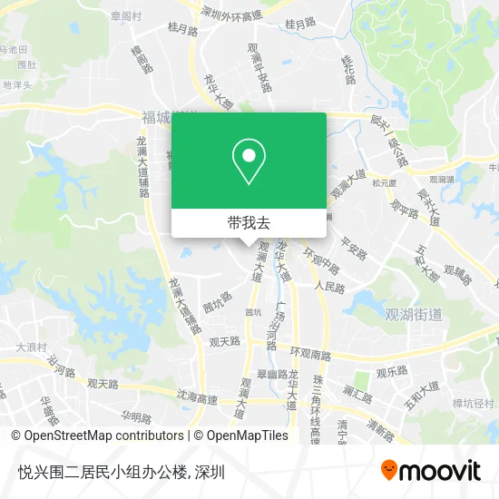 悦兴围二居民小组办公楼地图