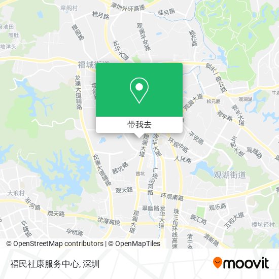 福民社康服务中心地图