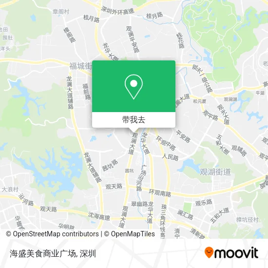 海盛美食商业广场地图
