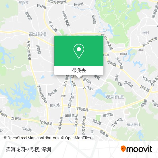 滨河花园-7号楼地图