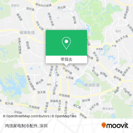 鸿强家电制冷配件地图