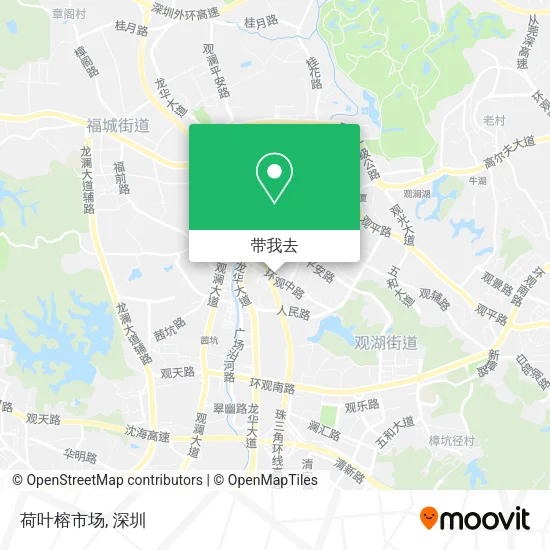 荷叶榕市场地图
