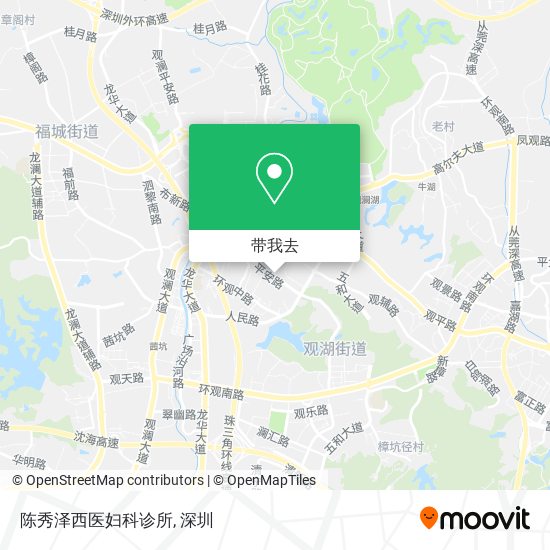 陈秀泽西医妇科诊所地图