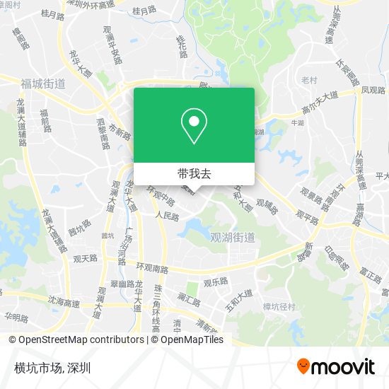 横坑市场地图