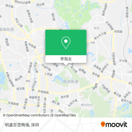 明盛百货商场地图
