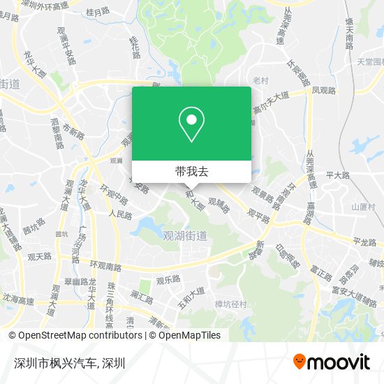 深圳市枫兴汽车地图