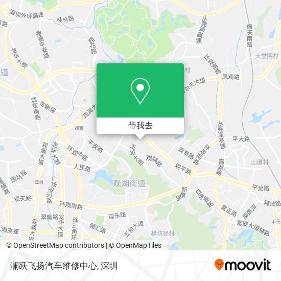 澜跃飞扬汽车维修中心地图