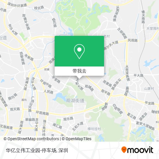 华亿立伟工业园-停车场地图