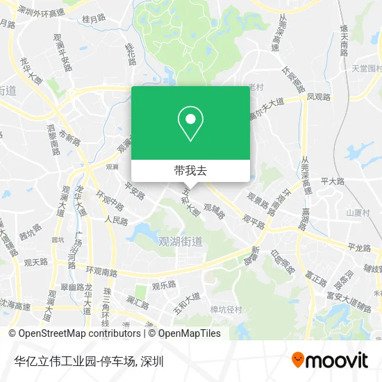 华亿立伟工业园-停车场地图