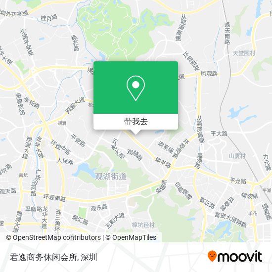 君逸商务休闲会所地图