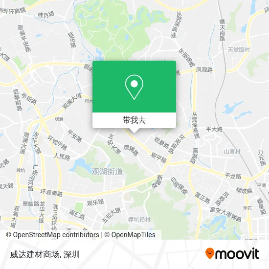 威达建材商场地图