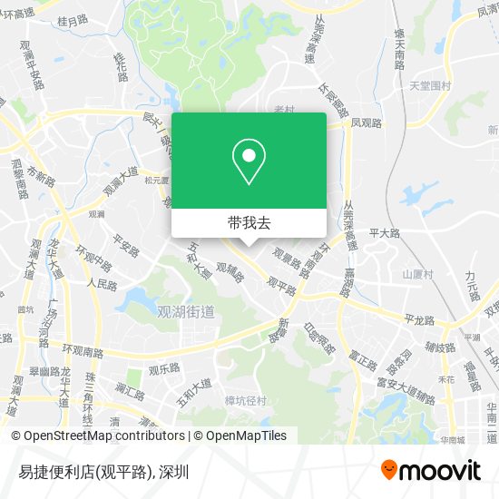 易捷便利店(观平路)地图