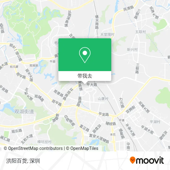 洪阳百货地图