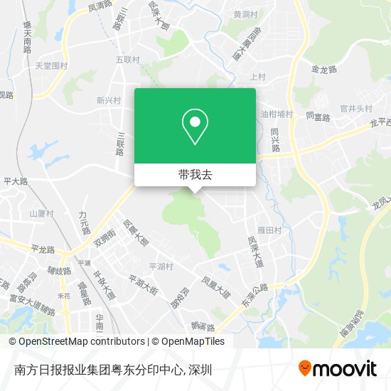 南方日报报业集团粤东分印中心地图