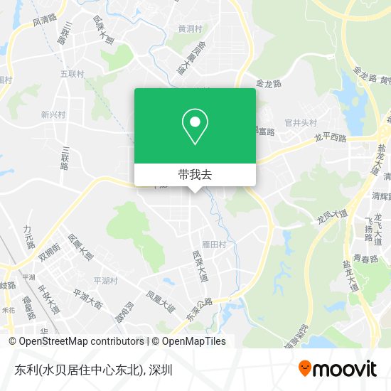 东利(水贝居住中心东北)地图